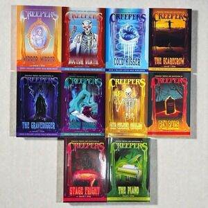 Creepers 1-10 by Edgar J. Hyde Children's Horror Book Lot Scary Novel